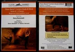 A dvd cover for floor barre centers body and mind series ii.