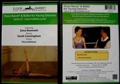 Two dvds of a ballet and dance class.