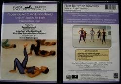 A dvd cover of the movie " floor barre on broadway ".
