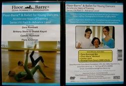A dvd cover of the film, " floor barre for young dancers ".