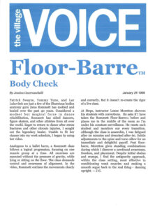 the village voice floor-barre