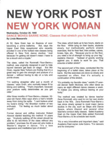 New York post New York woman