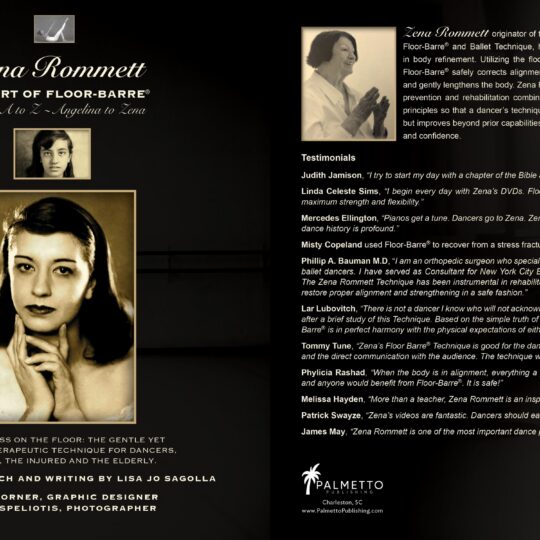 Front and back cover of Zena Rommett’s The Art of Floor-Barre
